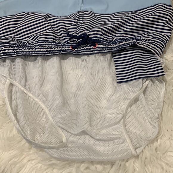 VINEYARD Vines color block swim trunks pockets elastic waist drawstring boys M - Picture 6 of 12